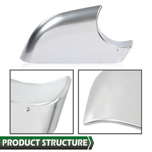 Solid Spare Fit For 2017-2022 Tesla Model 3 Right Side Door Mirror Cover Lower Holder Silver