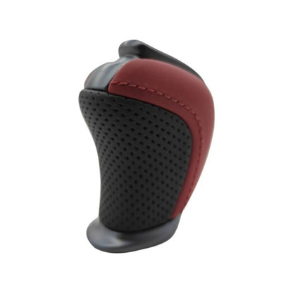 For 2008 2009 2010-2016 GT-R GTR R35 SHIFTER SHIFT LEVER KNOB RED BLACK LEATHER
