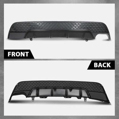 Solid Spare Fit For 20-22 Toyota Corolla SE XSE Rear Bumper Lower Valance Honeycomb Cover