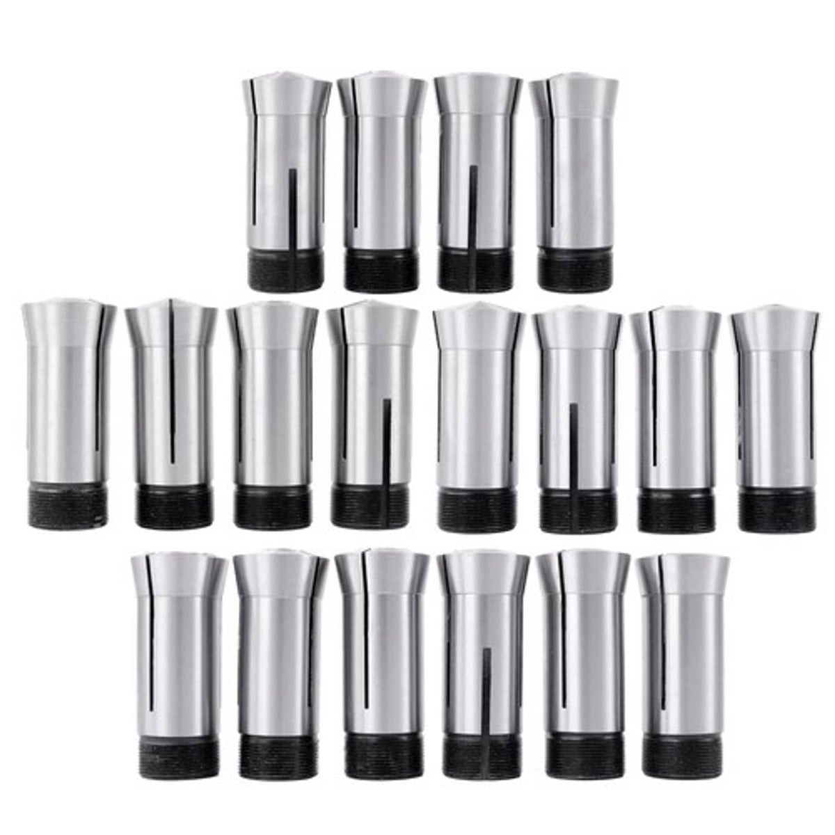 Solid Spare Precision 5C Collet Set .0006" TIR Certificate 18 Pcs 1/16~1-1/8" × 16ths