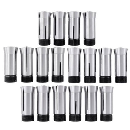 Solid Spare Precision 5C Collet Set .0006" TIR Certificate 18 Pcs 1/16~1-1/8" × 16ths