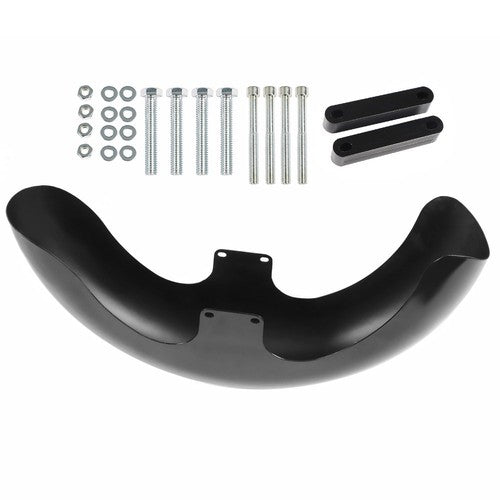 Solid Spare New For Touring Road King Electra Glide FLHR FLHT 23" Wrap Front Fender Gloss