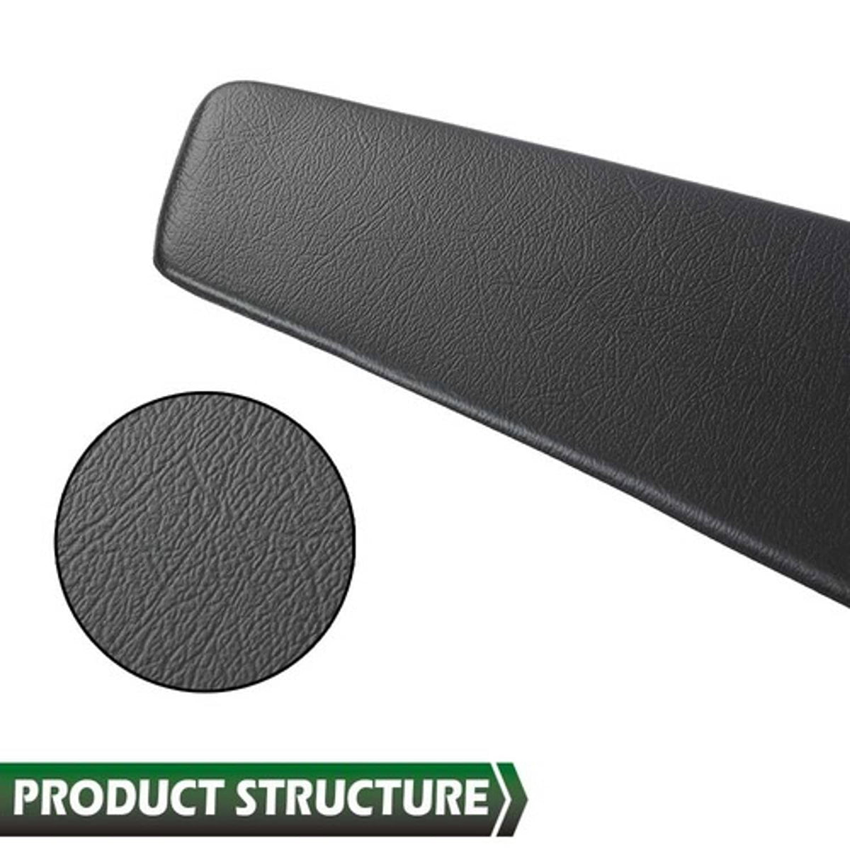 Solid Spare 2pcs Door Panel Insert Textured Black Fit For 2010-2014 Ford Mustang Replacement