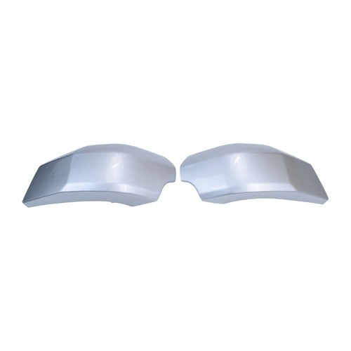 Pair Rear Corner Bumper End Cap Pad LH & RH Silver For Toyota FJ Cruiser 2007-14