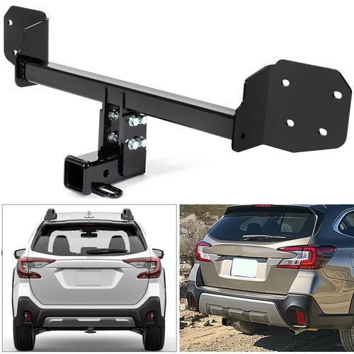 Solid Spare Class 3 Black Trailer Tow Hitch 2" Receiver For Subaru Outback SportWagon 10-19