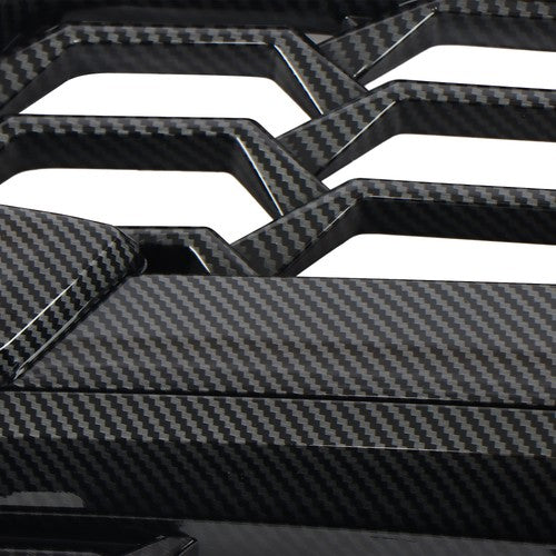 Solid Spare Front Bumper Grille For Subaru Crosstrek 2018 19 20 Plastic Black Carbon Fiber