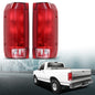 Solid Spare Fit For 90-96 Ford F150 F-250 F-350 Bronco Rear Tail Lights Brake Lamps Assembly