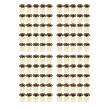 Solid Spare M6 Metric Carbon Steel Rivet Nut Flat Head Threaded Insert Nutsert 100 Pcs