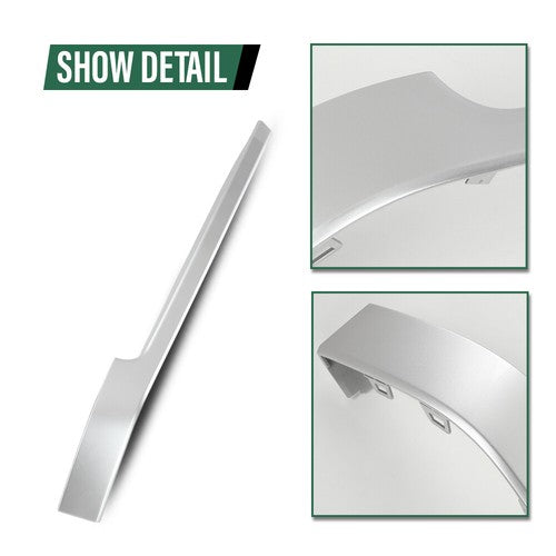 Solid Spare Fit For 13-22 Land Rover Range Rover Rear Bumper Right Side Cladding Trim Silver