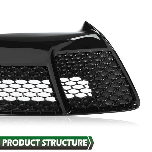 Solid Spare Fit For 2015-2017 Toyota Camry SE XSE Sport Front Bumper Lower Grille Black