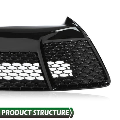 Solid Spare Fit For 2015-2017 Toyota Camry SE XSE Sport Front Bumper Lower Grille Black