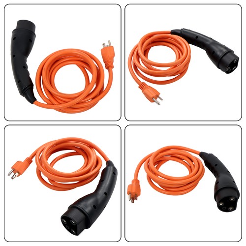 Solid Spare Fits For Evolution ICON EV Golf Cart Charger Power Cord 120V 3 Pin New