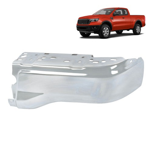 Solid Spare W/O Sensor Holes RH PLastic Rear New For Ford Ranger 2019-2023 Bumper Face Bars