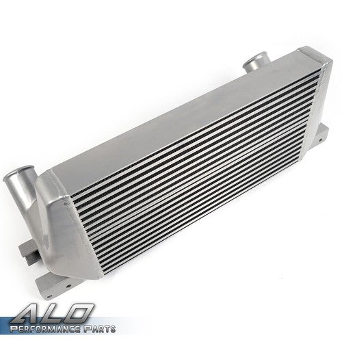 Solid Spare Aluminum Front Mount Intercooler Fit For 2015-2017 Ford Mustang 2.3L EcoBoost