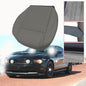 Left Driver Bottom Leather Seat Cover Gray For 2010 - 2014 Ford Mustang GT