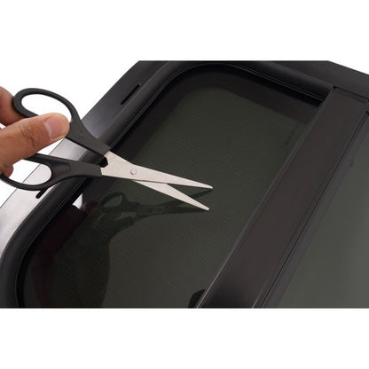 Solid Spare 2 Pack Black RV Replacement Windows 14" W x 16" H |Teardrop Style Vertical Slide