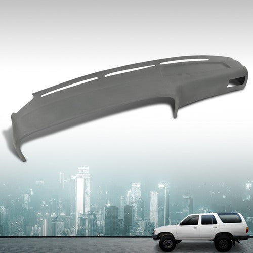 Solid Spare TPE Dashboard Dash Cover Cap Overlay Fit For 89-95 Toyota 4Runner & Pickup Gray