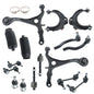 Solid Spare 16Pcs For Acura TL 2004-2006 Suspension Kit Front Lower Upper Control Arm Set