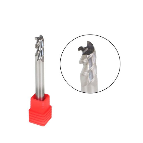 Solid Spare 3 Pcs 1/4" NEW Alu-Power 3 Flute Regular Carbide End Mill For Aluminum