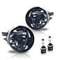Solid Spare Fit For 04-15 Nissan Titan/05-07 Armada Smoke Lens Bumper Fog Lights w/ Bulbs