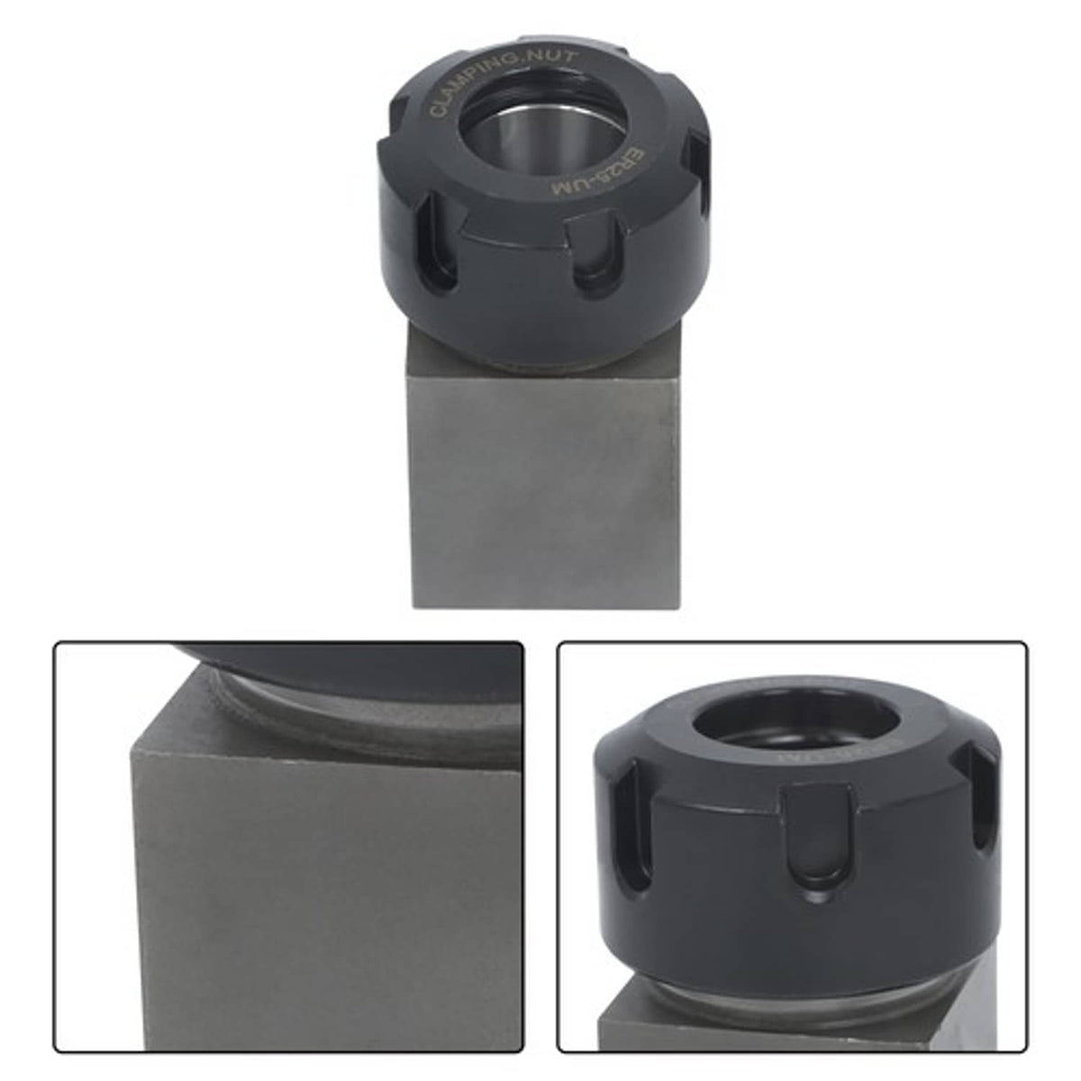Solid Spare High Concentricity Square Collet Chuck Block Workholding Holder ER-25