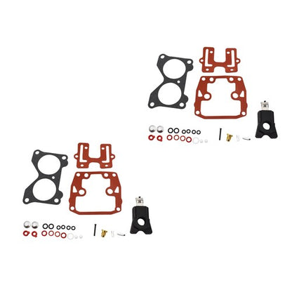 Solid Spare 2pack Carburetor Rebuild Kit for Johnson Evinrude V4 85 90 100 115 125 140 HP US