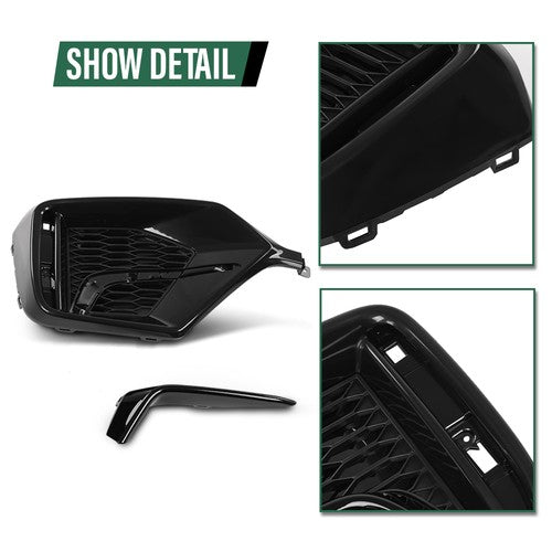 Solid Spare Bumper Trim Fit For 2020-2021 Honda Civic Rear Driver Side 71518TGGA50ZF