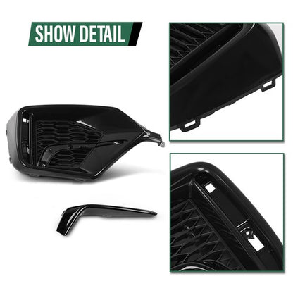 Solid Spare Bumper Trim Fit For 2020-2021 Honda Civic Rear Driver Side 71518TGGA50ZF