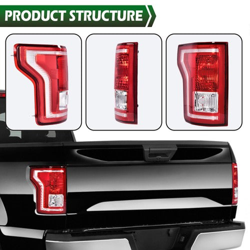 Solid Spare New Fit For 2015 2016 2017 Ford F-150 F150 Tail Light Lamp Left Driver Side LH