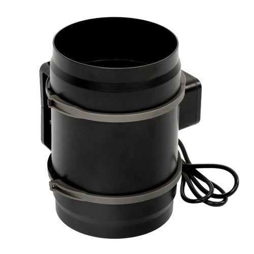 Solid Spare Inline Duct Fan Temperature & Humidity Controller EC-motor Plastic ABS 8" 807CFM