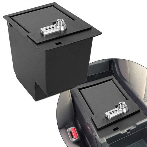 Solid Spare For Toyota 4Runner 2014-2024 Center Console Safe Gun Storage w/3 Digit Combo