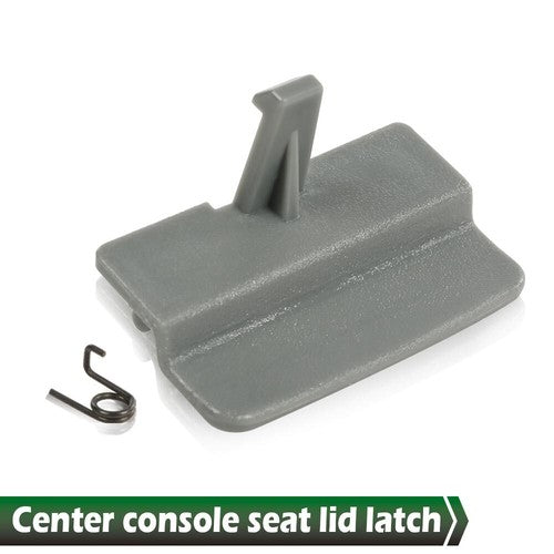 Solid Spare Fit For 10-18 Ford F-150 F150 Pickup Center Console Jump Seat Lid Latch Gray