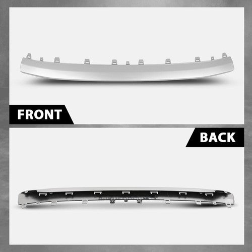 Solid Spare Fit For 15-18 Audi S8 A8 S-line Front Bumper Cover Lower Spoiler Molding Trim