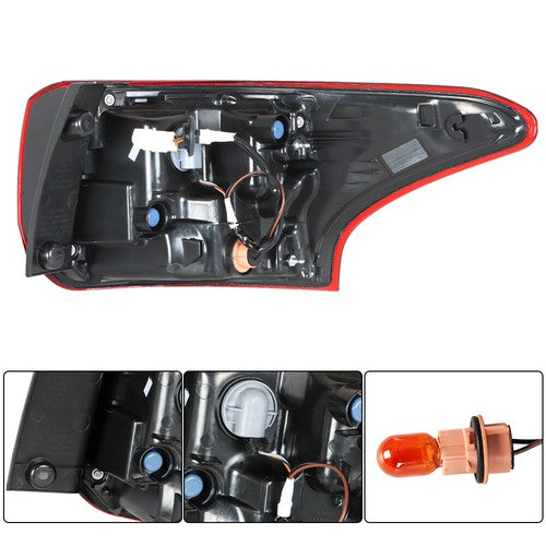 Solid Spare Red Rear Driver Brake Lamp Tail Light For Mitsubishi Outlander 2016-20 Left Side