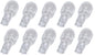Solid Spare 10 Clear Bulbs for Malibu 4 Watt for Moonrays 95529 - NEW