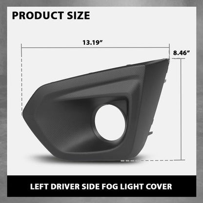Solid Spare Fog Light Bezel Lamp Cover Fit For 2012 2013 2014 Subaru Impreza Left Side