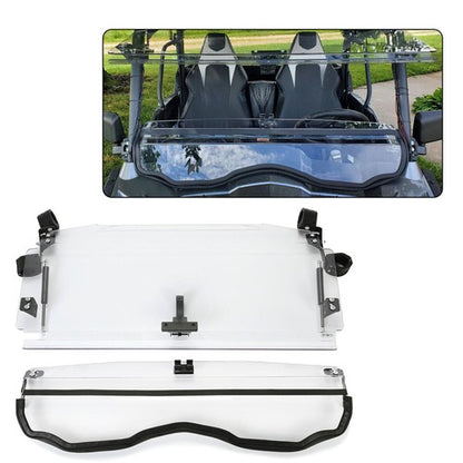 Solid Spare For CFMOTO ZForce 800 Front Flip Windshield Scratch Resistant 500/1000 Model