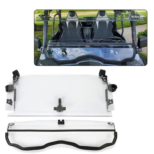 Solid Spare For CFMOTO ZForce 800 Front Flip Windshield Scratch Resistant 500/1000 Model