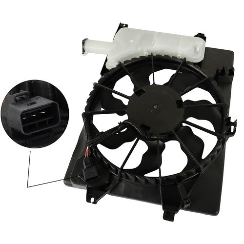 Solid Spare Radiator Cooling Fan Assembly 622580 For Hyundai Elantra 2011 2012-13 HY3115133