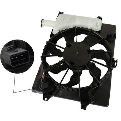 Solid Spare Radiator Cooling Fan Assembly 622580 For Hyundai Elantra 2011 2012-13 HY3115133