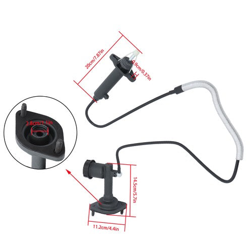 Solid Spare For Jeep Wrangler 05-06 2.4L 4.0L CC649061 Clutch Master Slave Cylinder Assembly