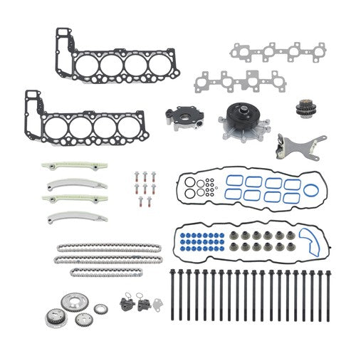 Solid Spare For Mitsubishi Raider 2006-2007 Chrysler Aspen 2007 Timing Chain Kit Head Gasket