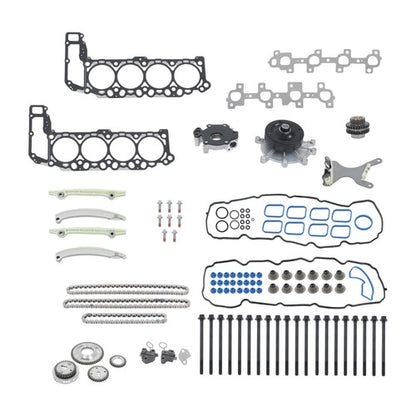 Solid Spare For Mitsubishi Raider 2006-2007 Chrysler Aspen 2007 Timing Chain Kit Head Gasket