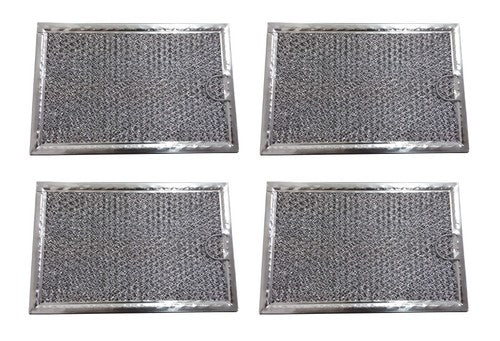 Solid Spare 4 Pack Grease Filter for Frigidaire Oven Microwave 5303319568 5 X 7-5/8 X 3/32