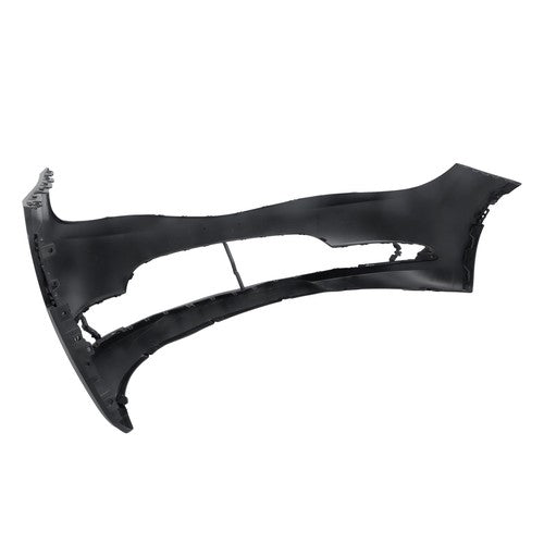 Solid Spare Front Bumper Cover Plastic Black Without Sensor Holes For Chrysler 200 2015-2018