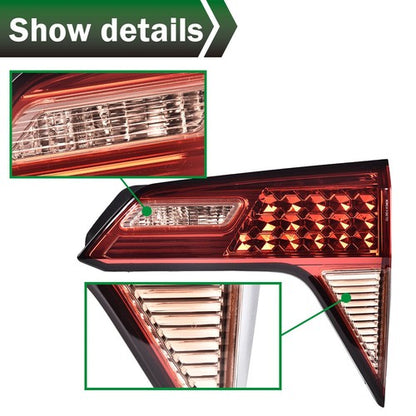 Solid Spare Rear Inner Tail Light Brake Lamp Assembly Fit For 16-17 Honda HR-V Right Side