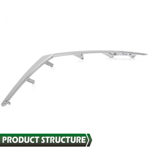 Solid Spare Fit For 2021-2024 Nissan Kicks Front Bumper Cover Molding Driver Side NI1046111