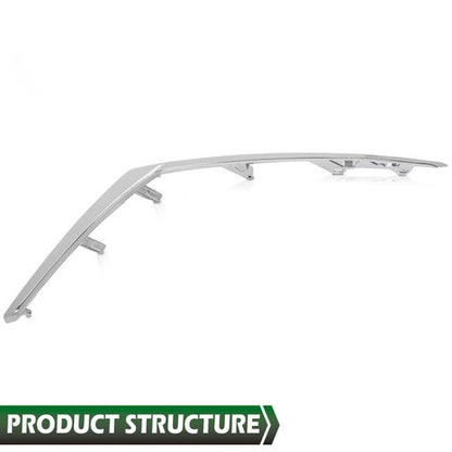 Solid Spare Fit For 2021-2024 Nissan Kicks Front Bumper Cover Molding Driver Side NI1046111