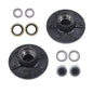 Solid Spare 6 on 5.5' Trailer Hub Kit For 3500 lbs. #84 Spindle With Trailer Bearing