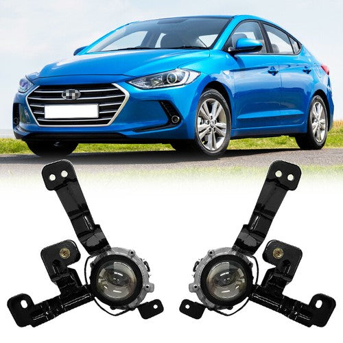 For 2016 2017 2018 Hyundai Elantra Front Bumper Projector Fog Light Lamp w/Bulb